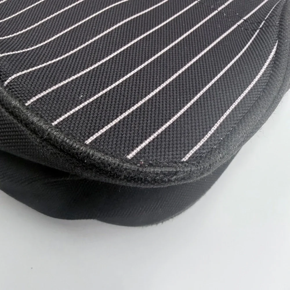 Dickies Y2K Black Pinstripe Mini Bowler Bag Canvas Shoulder Purse Yak Pak